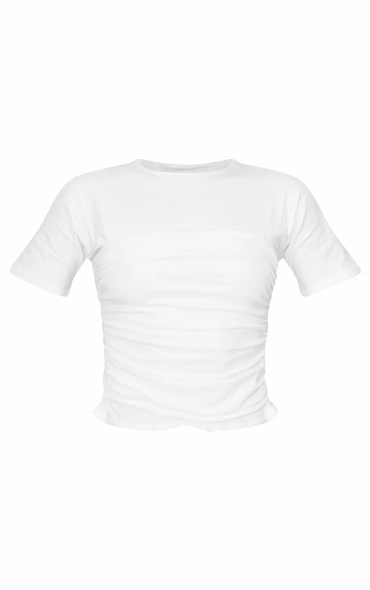 PrettyLittleThing T-Shirts*Cotton Cinched Waist T Shirt