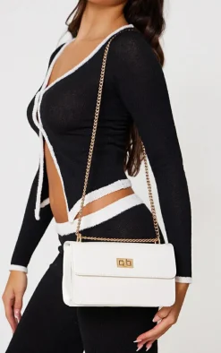 PrettyLittleThing Crossbody Bags*Croc Chain Cross Body Bag