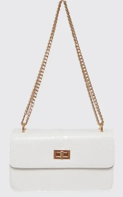 PrettyLittleThing Crossbody Bags*Croc Chain Cross Body Bag