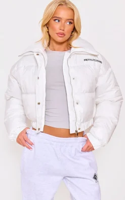 PrettyLittleThing Puffer Jackets*Cropped Puffer Jacket