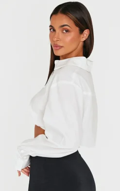 PrettyLittleThing Shirts*Cropped Shirt