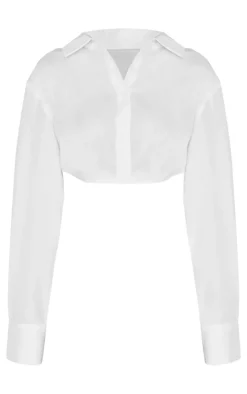 PrettyLittleThing Shirts*Cropped Shirt