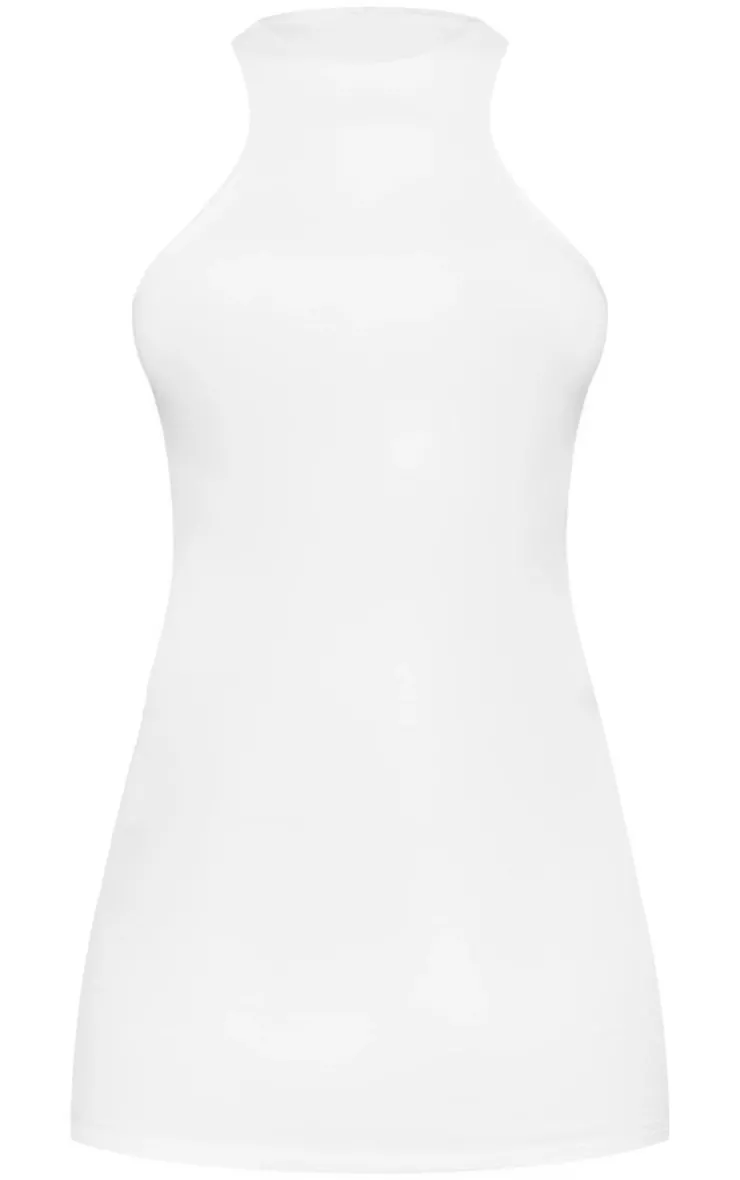 PrettyLittleThing Snatched*Double Contour Racer Neck Bodycon Dress