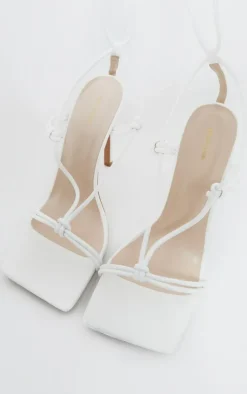 PrettyLittleThing High Heels*Extreme Square Front Knot Detail High Heels