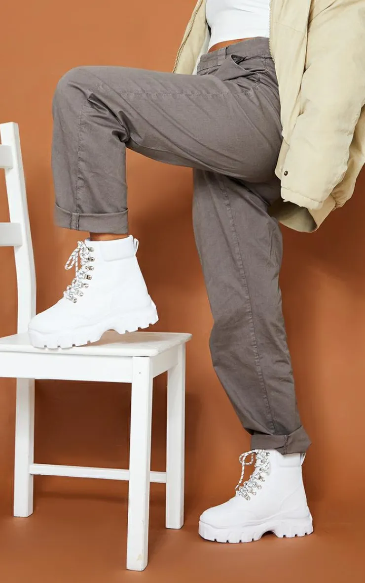 PrettyLittleThing Sneakers*Flatform Chunky Combat Boot Sneakers
