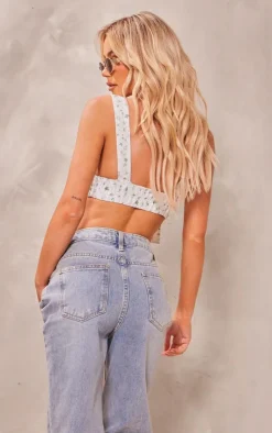 PrettyLittleThing Bralets*Floral Lace Bralet