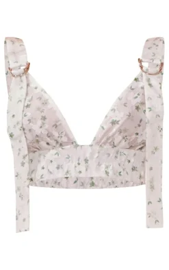 PrettyLittleThing Bralets*Floral Lace Bralet