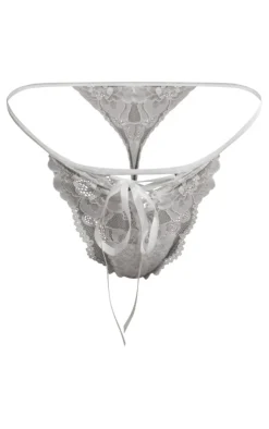 Floral Lace Cut Out Thong-PrettyLittleThing Best