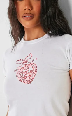 PrettyLittleThing T-Shirts*Good Luck Babe Locket Baby Doll