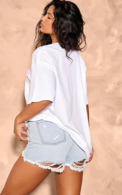 PrettyLittleThing T-Shirts*Graphic Girl Squad Oversized T Shirt