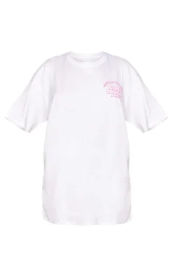 PrettyLittleThing T-Shirts*Graphic Girl Squad Oversized T Shirt