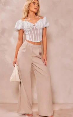 PrettyLittleThing Corsets*Halter Neck Bardot Sleeve Corset