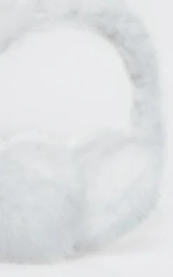 PrettyLittleThing Winter Accessories*Heart Faux Fur Ear Muffs