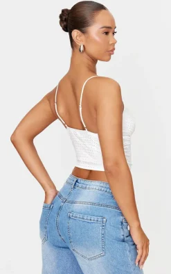 PrettyLittleThing Camisole*Hot Fix Cowl Neck Cami Top