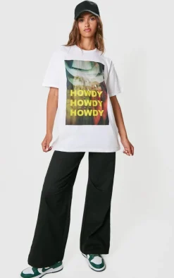 PrettyLittleThing T-Shirts*Howdy Oversized Tee