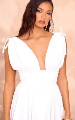 Jersey Plunge Neck Shift Dress-PrettyLittleThing Clearance