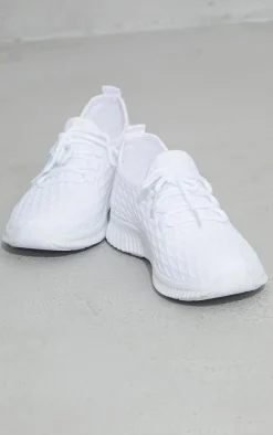 PrettyLittleThing Sneakers*Knitted Lace Up Sports Sneakers