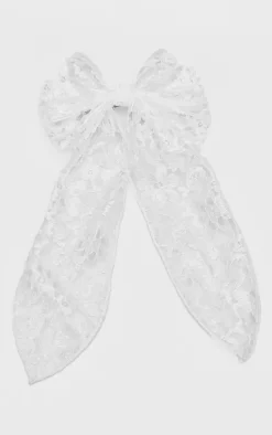 PrettyLittleThing Hair Accessories*Lace Bow Hair Clip