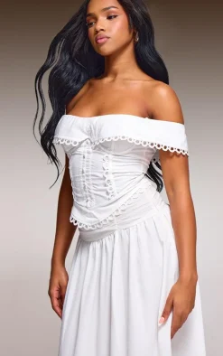 PrettyLittleThing Corsets*Lace Detail Bardot Corset