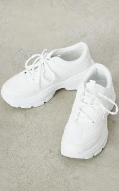 PrettyLittleThing Sneakers*Lace Up Chunky Sole Sneakers
