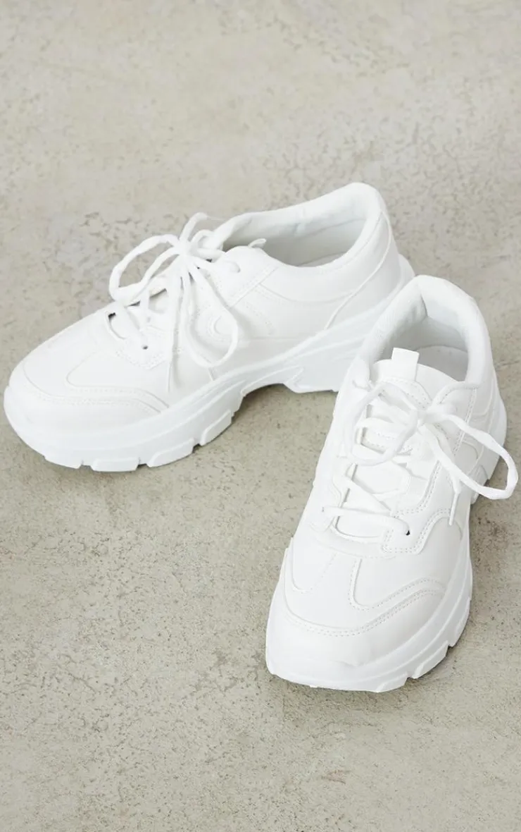 PrettyLittleThing Sneakers*Lace Up Chunky Sole Sneakers
