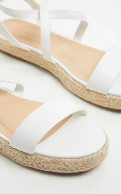 PrettyLittleThing Flatform Sandals*Lace Up Espadrille Flatform Sandal