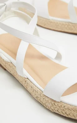 PrettyLittleThing Flatform Sandals*Lace Up Espadrille Flatform Sandal