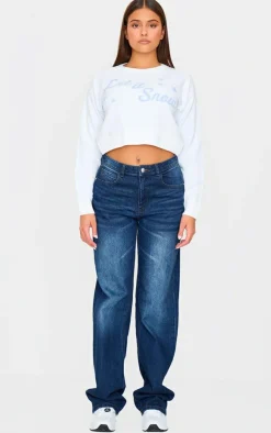 PrettyLittleThing Sweaters*Let It Snow Cropped Christmas Sweater