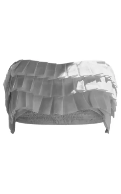 Best PrettyLittleThing Linen Look Pleated Micro Mini Skirt White