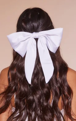PrettyLittleThing Hair Accessories*Long Satin Hair Bow