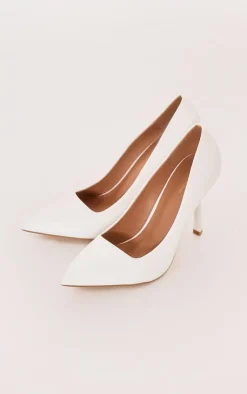 PrettyLittleThing High Heels*Matte PU Point Toe High Heeled Courts
