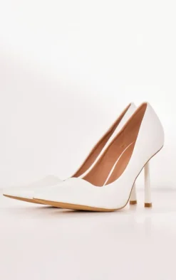 PrettyLittleThing High Heels*Matte PU Point Toe High Heeled Courts