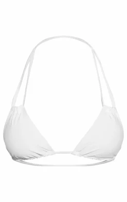 Mix & Match Halterneck Mini Ruched Triangle Bikini Top-PrettyLittleThing Hot
