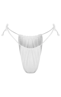 Mix & Match Mini Ruched Tie Side Bikini Bottoms-PrettyLittleThing Outlet