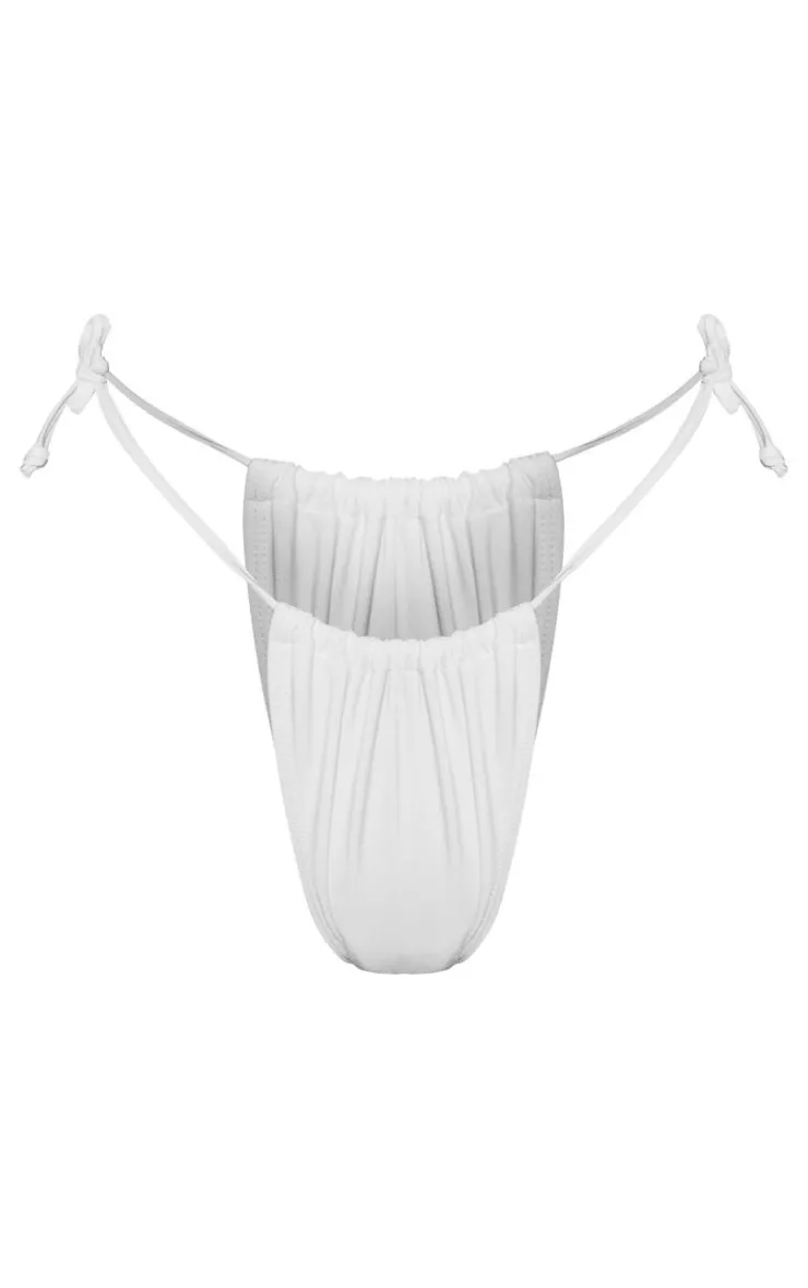 Mix & Match Mini Ruched Tie Side Bikini Bottoms-PrettyLittleThing Outlet