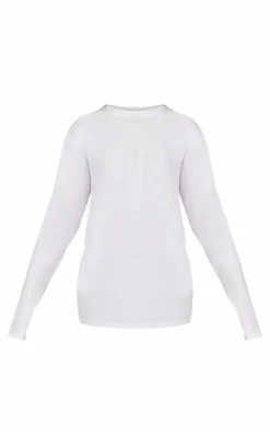 PrettyLittleThing T-Shirts*Multi Food And Wine Graphic Oversized Long Sleeve T Shirt