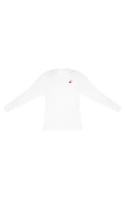 PrettyLittleThing T-Shirts*New York Pies Oversized Long Sleeve T Shirt