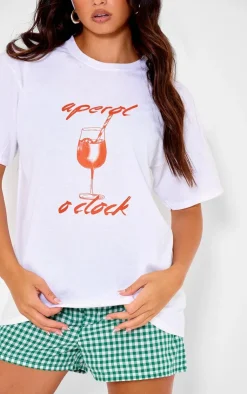 PrettyLittleThing T-Shirts*O Clock Oversized T Shirt
