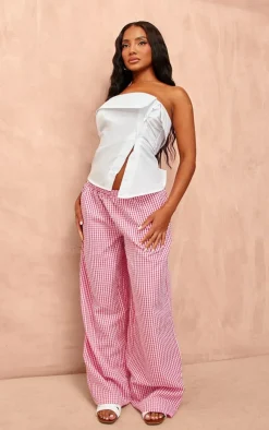 PrettyLittleThing Shirts*Off The Shoulder Asymmetric Shirt