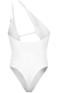 One Shoulder Cut Out Swimsuit-PrettyLittleThing