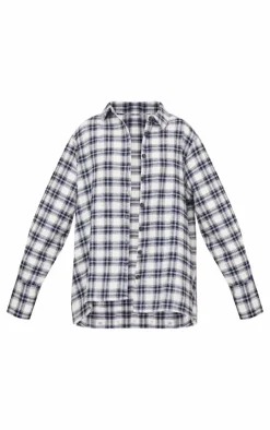 PrettyLittleThing Shirts*Oversized Flannel Shirt