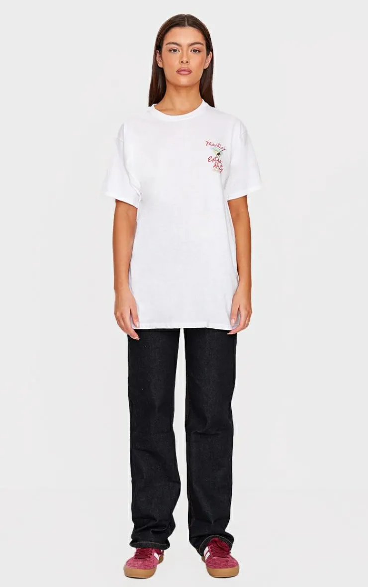 PrettyLittleThing T-Shirts*Oversized Martini T Shirt