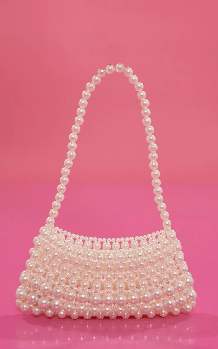 PrettyLittleThing Shoulder Bags*Pearl Shoulder Bag