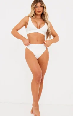 Plunge Mix & Match Bikini Top-PrettyLittleThing