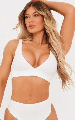 Plunge Mix & Match Bikini Top-PrettyLittleThing