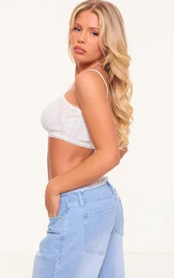 PrettyLittleThing Bralets*Pointelle Bralet Top