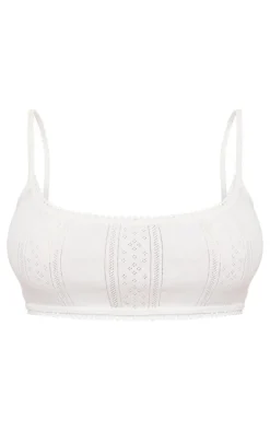 PrettyLittleThing Bralets*Pointelle Bralet Top