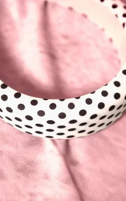 PrettyLittleThing Hair Accessories*Polka Dot Oversized Padded Headband