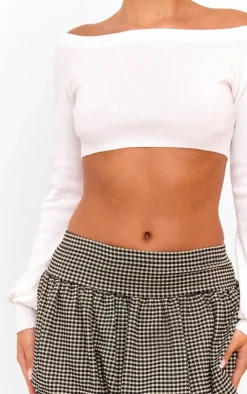 PrettyLittleThing Sweaters*Rib Knit Crop Top