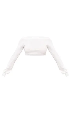 PrettyLittleThing Sweaters*Rib Knit Crop Top